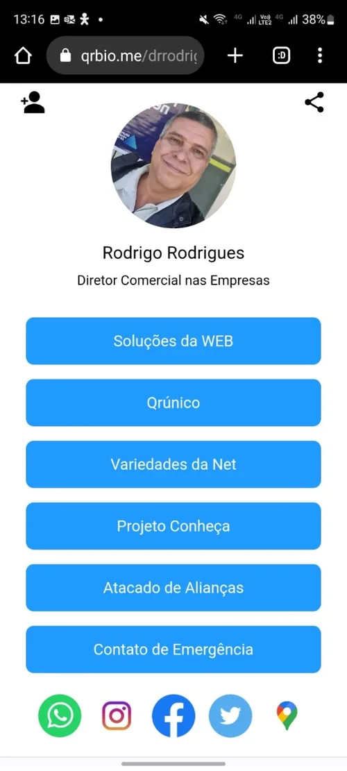 Perfil de Rodrigo Rodrigues